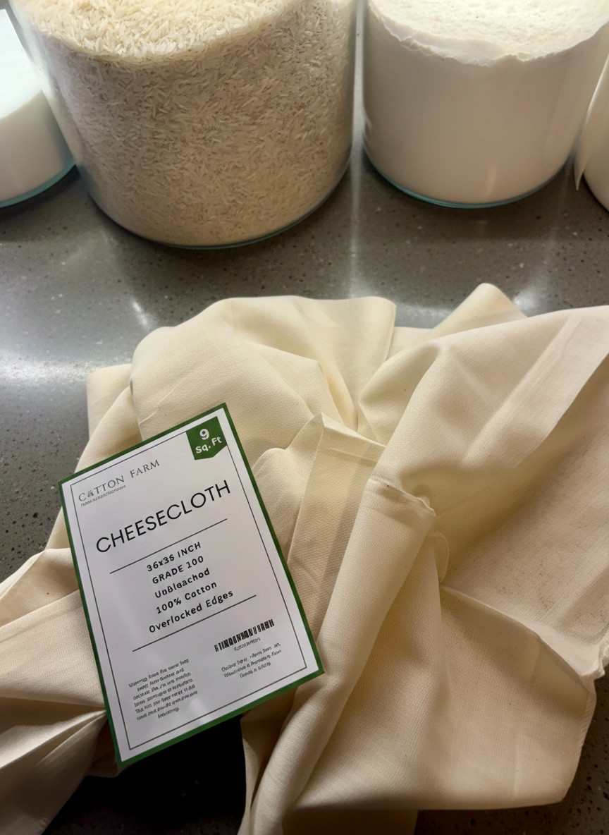 The one kitchen tool you didn't know you needed ✨

If you aren’t keeping a high quality cheesecloth in your pantry, this is your sign! I specifically love this Grade 100 Unbleached Cotton version because the weave is super tight..no more double layering just to strain your almond milk or cold brew.

Perfect for:
Homemade butter, nut milks & oat milk 
Straining Greek yogurt or ricotta 
Creating herb sachets for soups (bouquet garni) 🌿
Squeezing every last drop of moisture out of zucchini/potatoes 

Unbleached Cotton | Kitchen Gadgets, Meal Prep | Food Strainer | Reusable Kitchen | Grade 100

#KitchenHacks #HomeCooking #PantryEssentials #LTKHome #HealthyLiving 

 #LTKfoodie