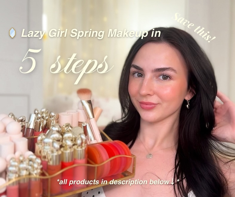 🪞 The goal: glowy, fresh, and out the door in 5 mins

Comment SHOP to get the links to the products in your dm!

Products:
Step 1: SPF (Dr. Jart+ Every Sun Day Sun Stick

Step 2: Contour + Bronzer (Milk Makeup + Rare Beauty)

Step 3: Setting Powder (Kosas Cloud Set)

Step 5: Gloss (Saie Glossybounce) in shade Bubble

	#SpringMakeup #5MinuteFace #
🪞 The goal: glowy, fresh, and out the door in 5 mins

Comment SHOP to get the links to the products in your dm!

Products:
Step 1: SPF (Dr. Jart+ Every Sun Day Sun Stick

Step 2: Contour + Bronzer (Milk Makeup + Rare Beauty)

Step 3: Blush (Rare Beauty bouncy blush)

Step 4:Setting Powder (Kosas Cloud Set)

Step 5: Gloss (Saie Glossybounce) in shade Bubble

SpringMakeup #5MinuteFace #GlowySkinEra #SoftGlamLook #CleanGirlMakeup	 #MinimalMakeup #noMakeupMakeup
#DewySkinGoal #BeautyRoutine #makeupinspiration