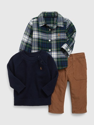 Baby Three-Piece Outfit Set | Gap (CA)