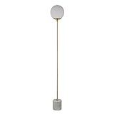 Amazon Brand – Rivet Globe Stick Floor Lamp, 69"H, White Marble | Amazon (US)