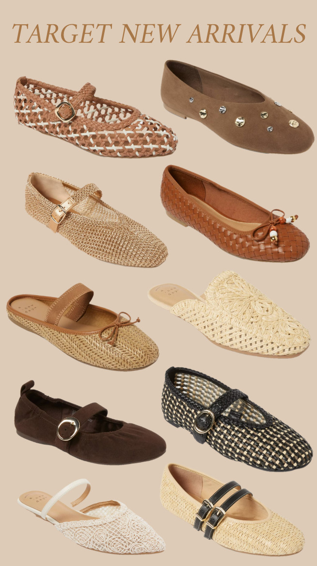 Target never misses with their shoes! Their spring shoes just dropped, and there are so many high end dupes and chic finds!
.............
ballet flats woven flats slip on ballet flats mule ballet flats mules black flats mary jane flats mary janes two strap mary janes brown flats ivory flats wedding shoes wedding look spring shoes suede shoes bow ballet flats revolve dupe target dupe target mules target flats target ballet flats target new arrivals target shoes target finds dolce vita dupe work flats work shoes workwear sandals buckle sandals woven sandals raffia sandals slides slip ons flip on sneakers birkenstocks dupes big buckle sandals  

 #LTKOver40 #LTKSaleAlert #LTKWorkwear