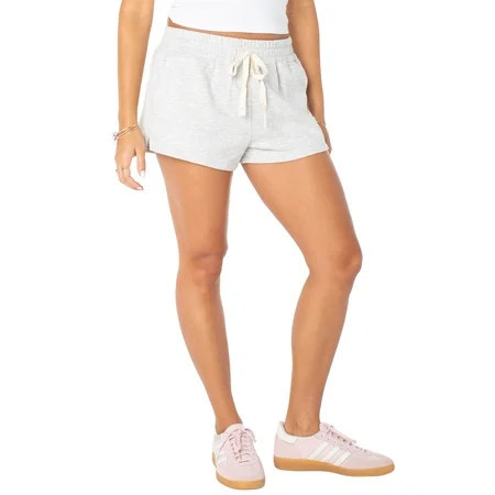 Celebrity Pink Women s and Women s Plus Tie Front Fleece Shorts Sizes XS-4X | Walmart (US)