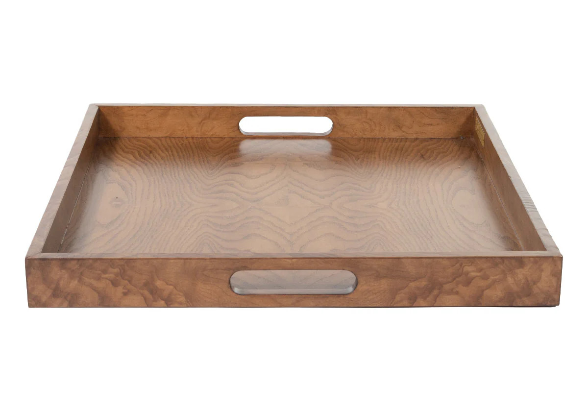 ASH BURLED WOOD TRAY | Alice Lane Home Collection