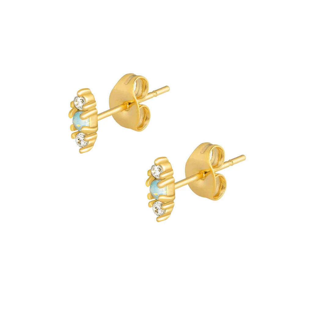 Pegasus Opal Stud Earrings | Bohomoon UK