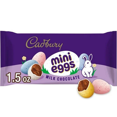 CADBURY MINI EGGS Milk Chocolate, Easter Candy Bag, 1.5 oz | Walmart (US)