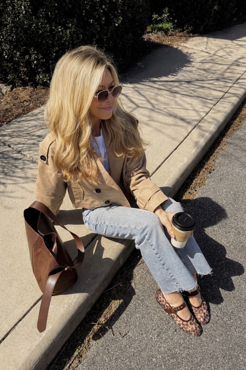 Spring Zara outfit! Wearing a size small in the cropped trench coat and 4 in the jeans 

#LTKWorkwear #LTKSeasonal #LTKootd