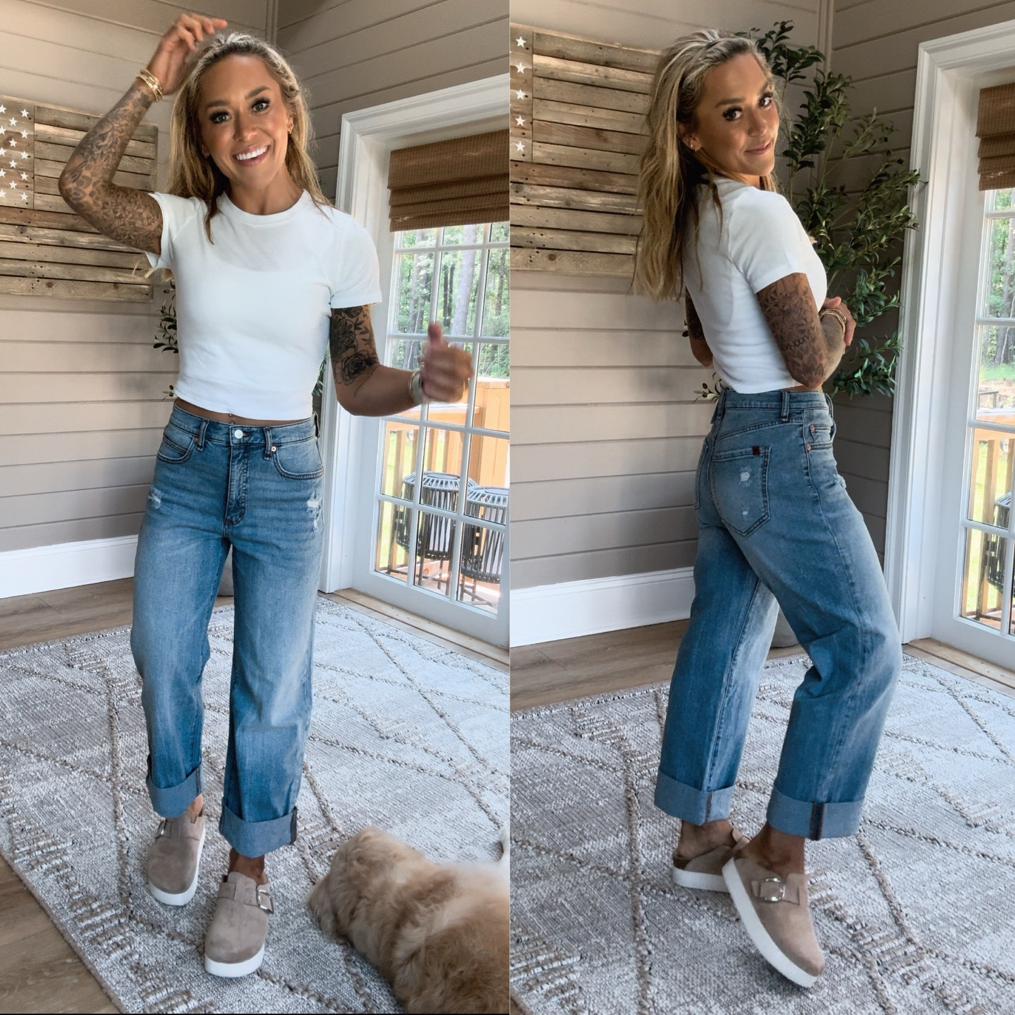 ボトムスその他 Erika Cavallini Leone Jeans in light washed denim Erika Cavallini Leone Jeans in light washed denim | TheDoubleF