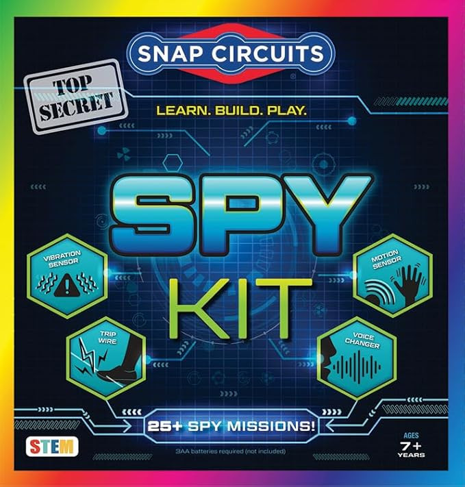 Snap Circuits® Spy Kit | 25+ Activities | STEM Educational Toy for Kids 7 + | Amazon (US)