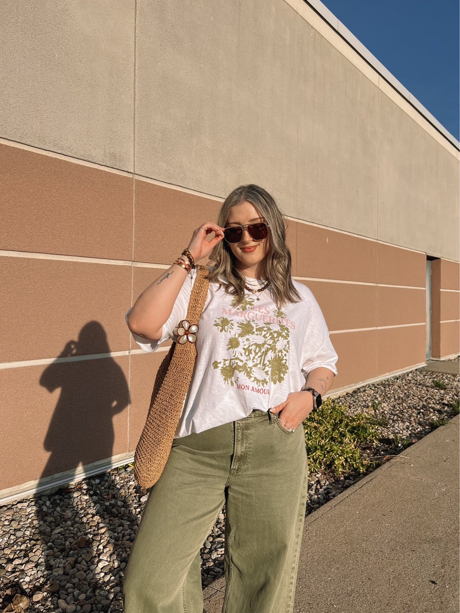 Casual spring outfit! Wearing L in the tee and 32 long in the jeans (I cut the hem for a custom length). Code AFSUMMER for extra 15% off at Abercrombie!

#LTKsale #LTKjeans #LTKsummer