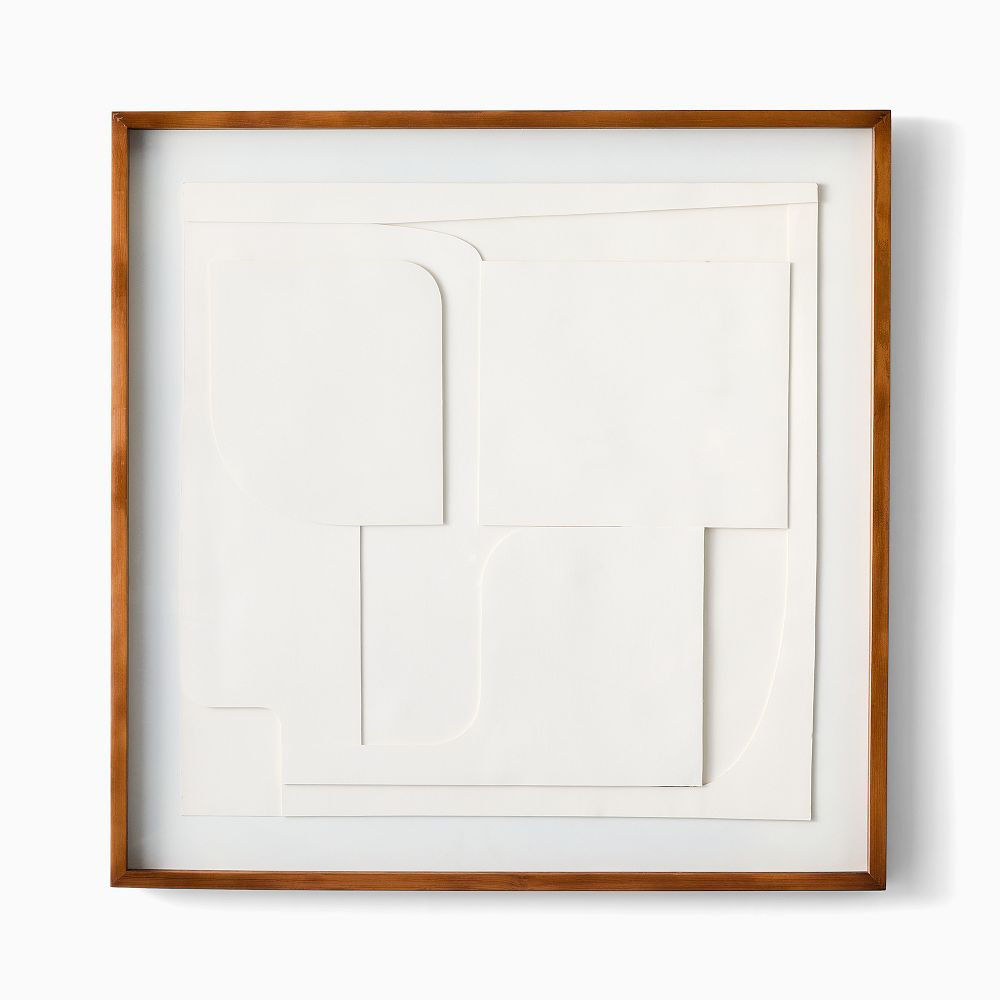 Rowan Layered Paper Dimensional Wall Art | West Elm (US)