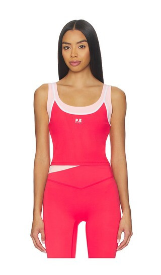 P.E Nation Forward Tank Top in Red. - size L | Revolve Clothing (Global)