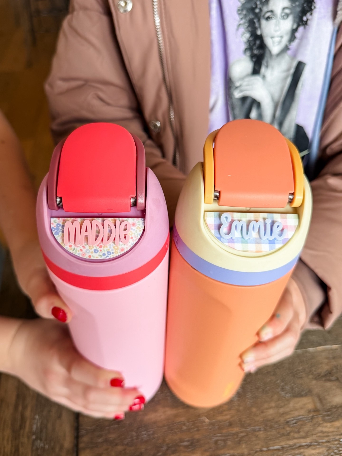 Easter gift idea! Personalized Owala name plate to coordinate with your water bottle from Etsy 😍 My girls got these a few months ago and love them! Stay on firm even when hand washing  

#LTKSeasonal #LTKKids #LTKSaleAlert
