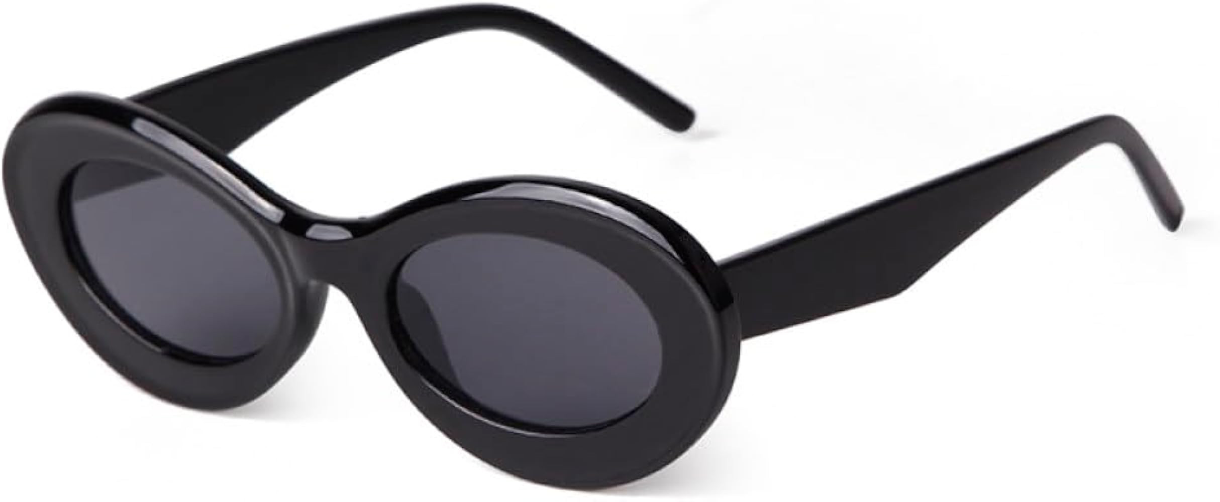 Fashion Small Oval Sunglasses Women Men Trendy Purple Cat Eye Sun Glasses Female | Amazon (US)