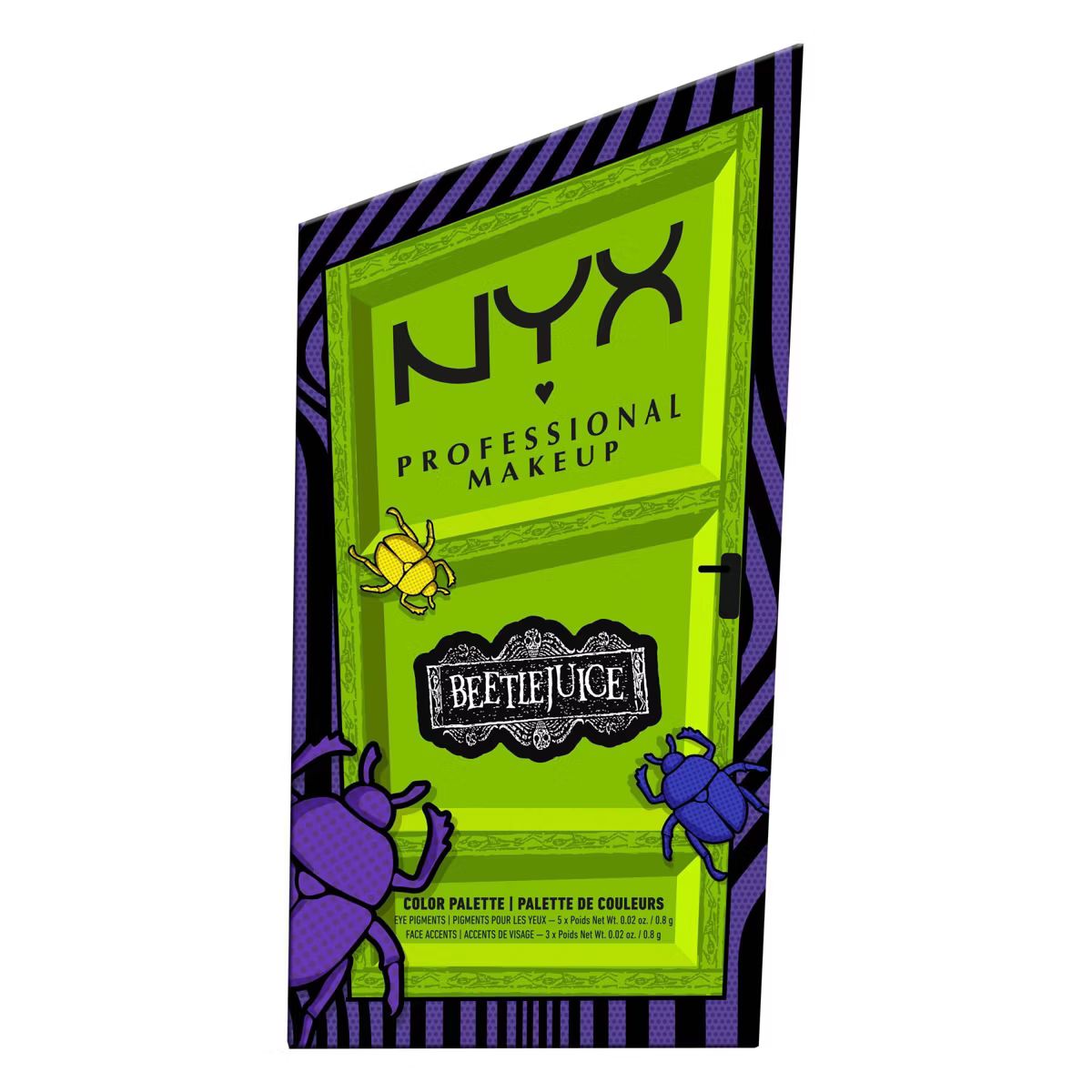 NYX Professional Makeup Beetlejuice Color For The Recently Deceased Pigment Palette - 3.07oz | Target