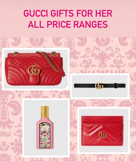 Gucci accessories in different price ranges 

#LTKGiftGuide #LTKHoliday #LTKbeauty