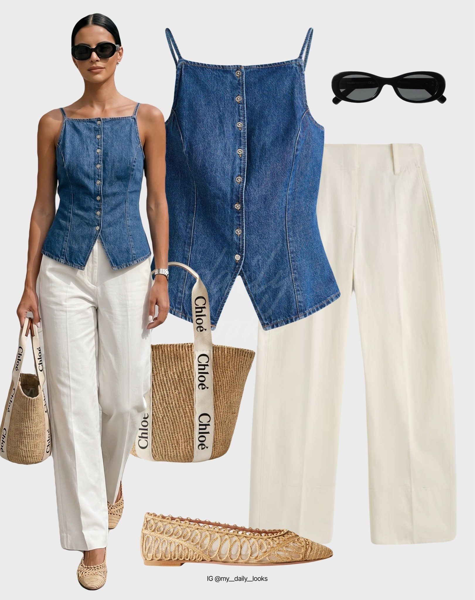 Summer denim 🖤

Tags: summer outfits, summer blouses, denim shorts, denim waistcoat, denim dress, embroidery, satin blouse, crochet blouse, office look, capsule wardrobe, high street, everyday essentials, summer shorts outfits, summer outfit finds, casual summer outfits, summer outfit ideas, summer fashion finds.

#LTKsummer #LTKstyletip #LTKworkwear