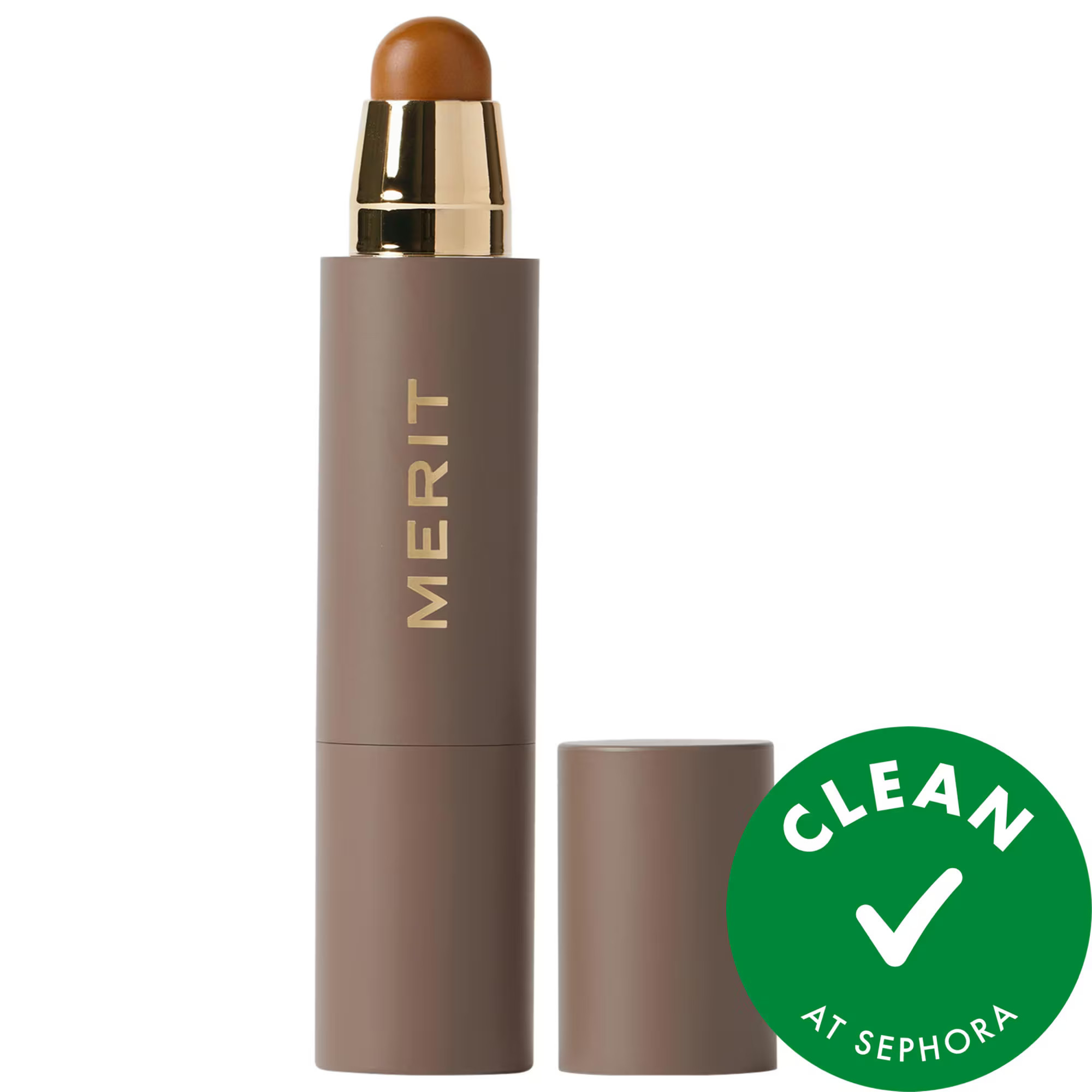 MERIT The Minimalist Perfecting Complexion Foundation and Concealer Stick Sienna .23 oz | Sephora (US)
