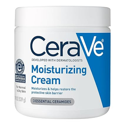 CeraVe Moisturizing Cream | Body and Face Moisturizer for Dry Skin | Body Cream with Hyaluronic A... | Amazon (US)
