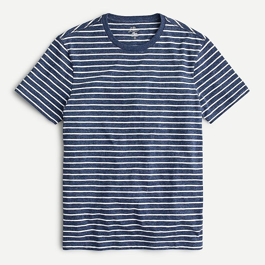 Slub cotton striped T-shirt | J.Crew US