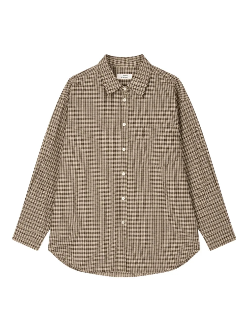 TOMBOY Checked Shirt | Brown | FARFETCH AU | Farfetch Global
