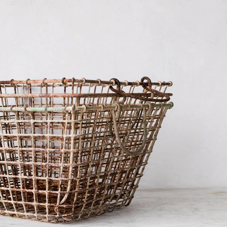 Trio of Vintage Oyster Baskets | Elsie Green US