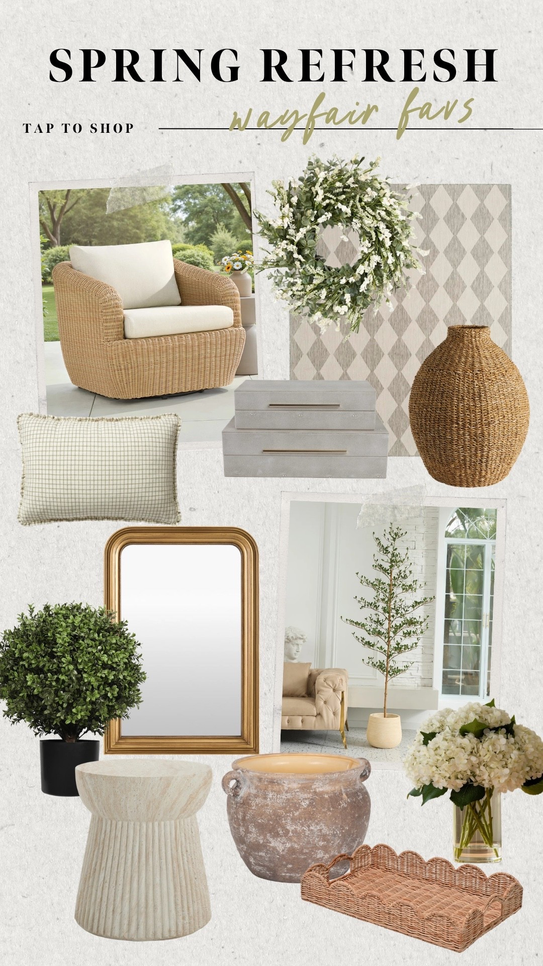 Spring refresh with wayfair
Patio furniture 
Wayfair spring home decor 

#LTKHome #LTKspring #LTKspringtrends
