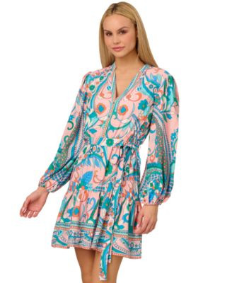 Adrianna by Adrianna Papell Women's Printed Shirtdress - Macy's | Macy's