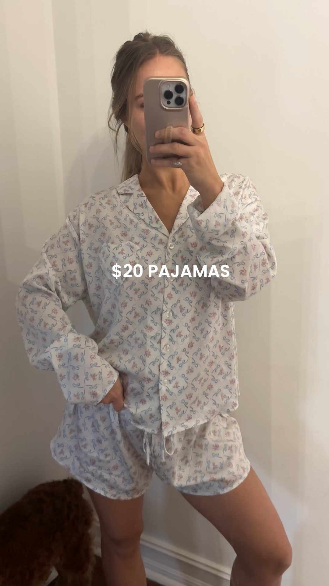 Cutest pajamas!! I’m 18 weeks pregnant and got the medium to grow with me as my bump grows! Elastic waistband and nursing friendly button down for postpartum! 

#LTKmorningroutine #LTKmomlife #LTKBump