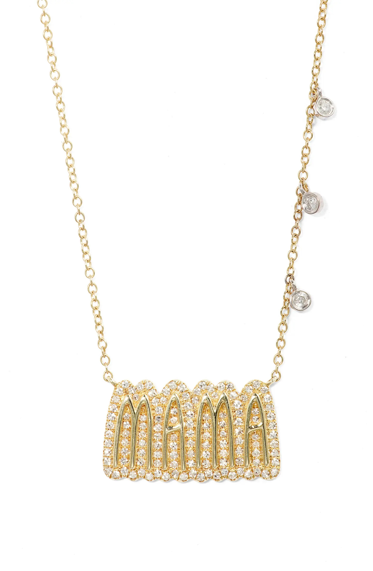 Meira T Mama Diamond Pendant Necklace | Nordstrom | Nordstrom