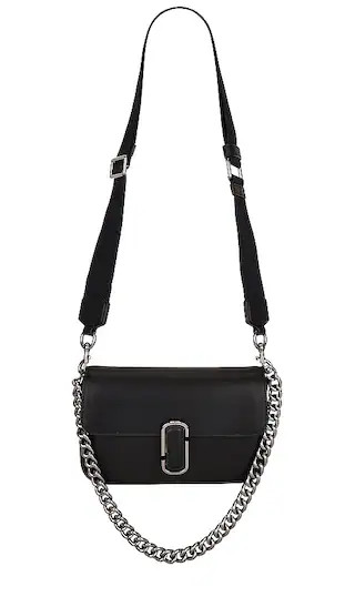 The J Marc Shoulder Bag in Black & Gunmetal | Revolve Clothing (Global)