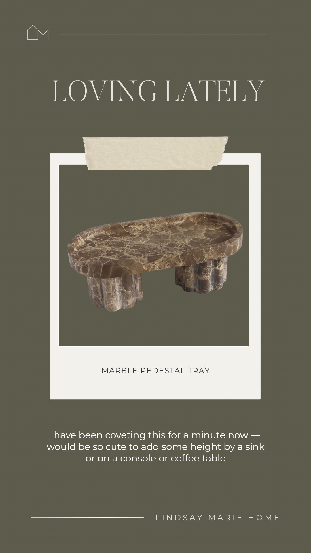 Brown marble pedestal tray

Earthy decor
Organic modern


#LTKHome