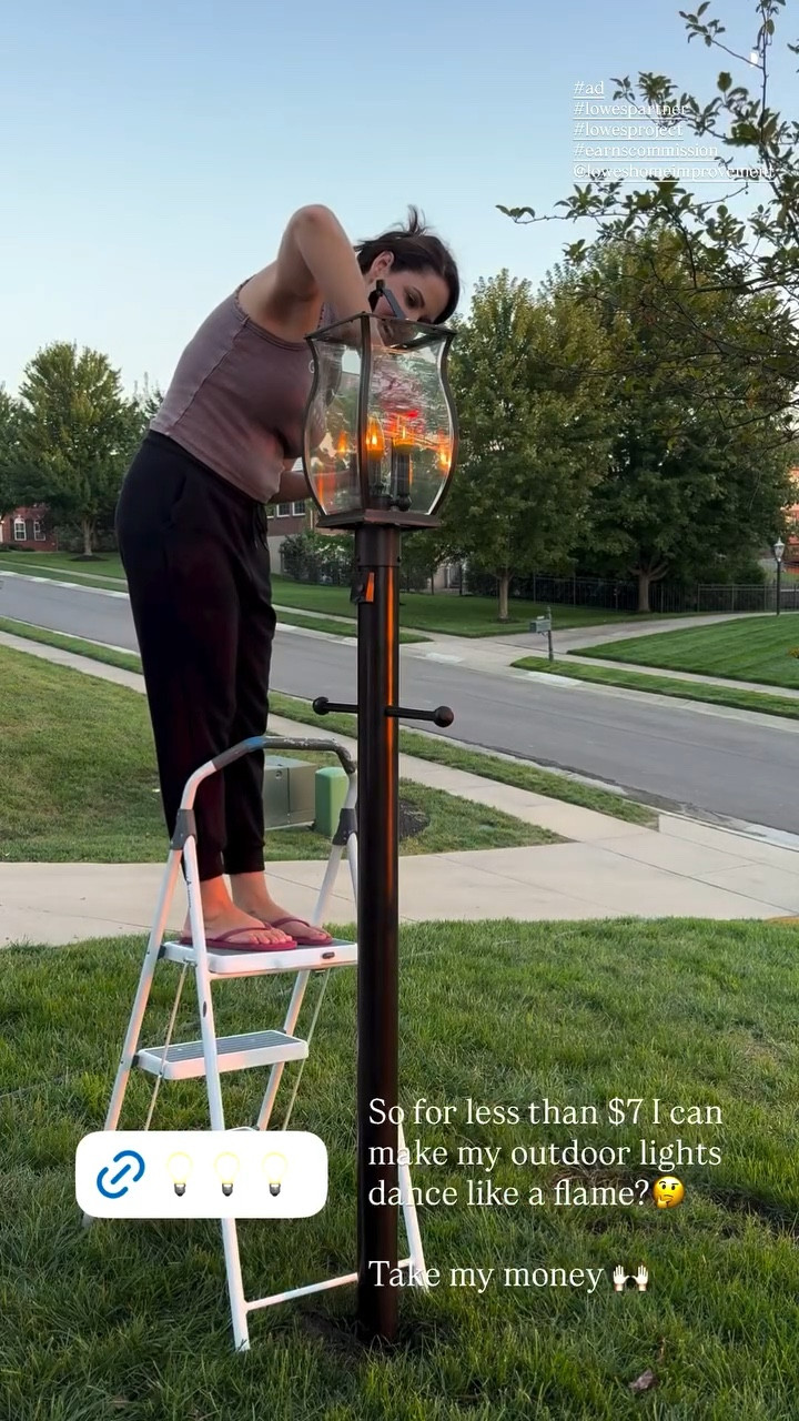 So for less than $7 I can make my outdoor lights dance like a flame?🤔

Take my money 🙌🏻 

#LTKHome #LTKSeasonal