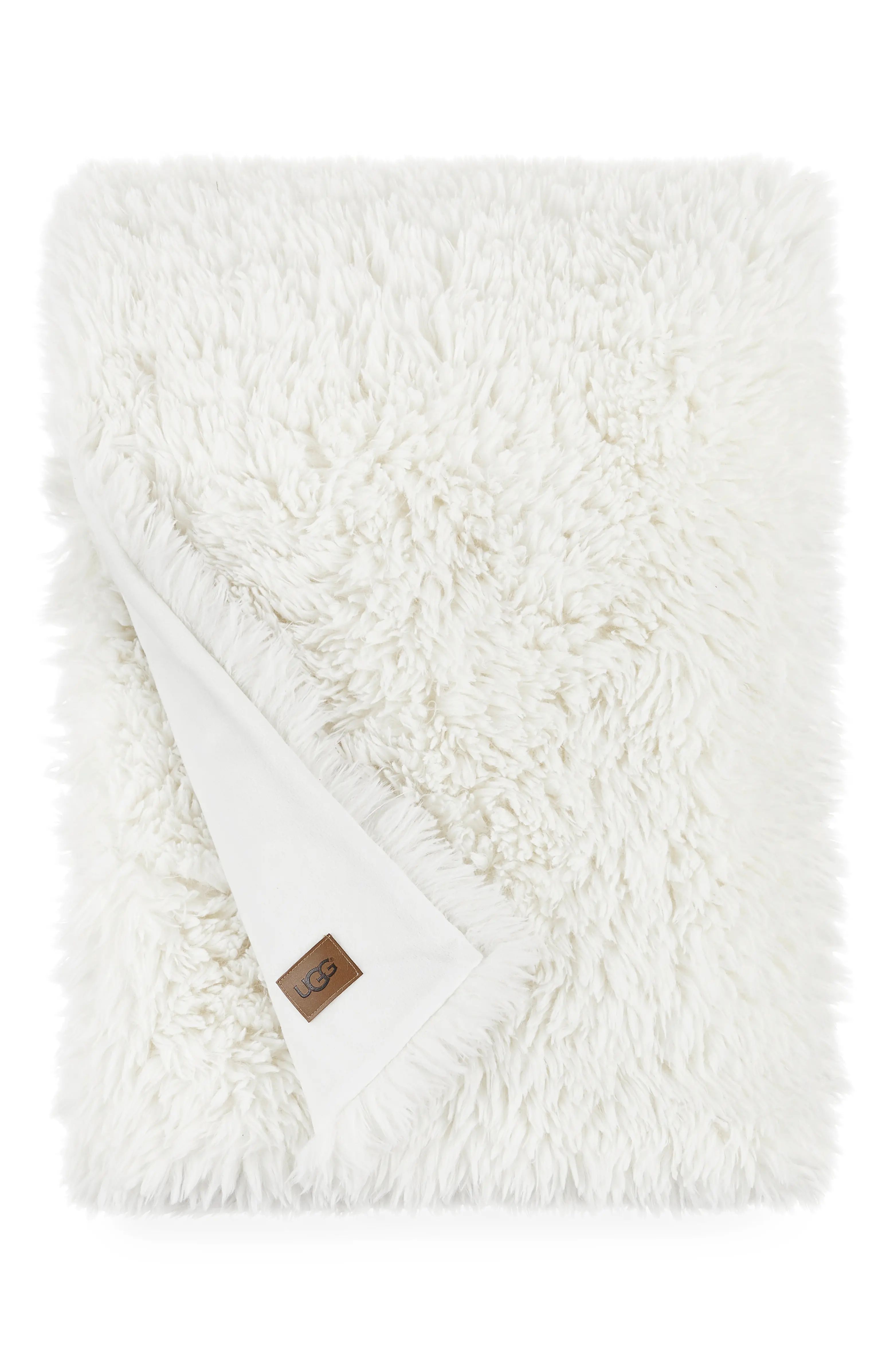 Lila Faux Fur Throw Blanket | Nordstrom