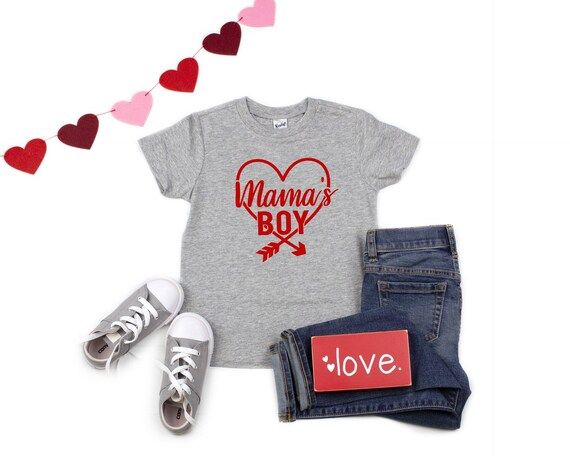 Mama's Boy Shirt Mama's Boy Tshirt Mama's Boy Valentine's Day Shirt Boys Valentines Day Shirt Boy... | Etsy (US)