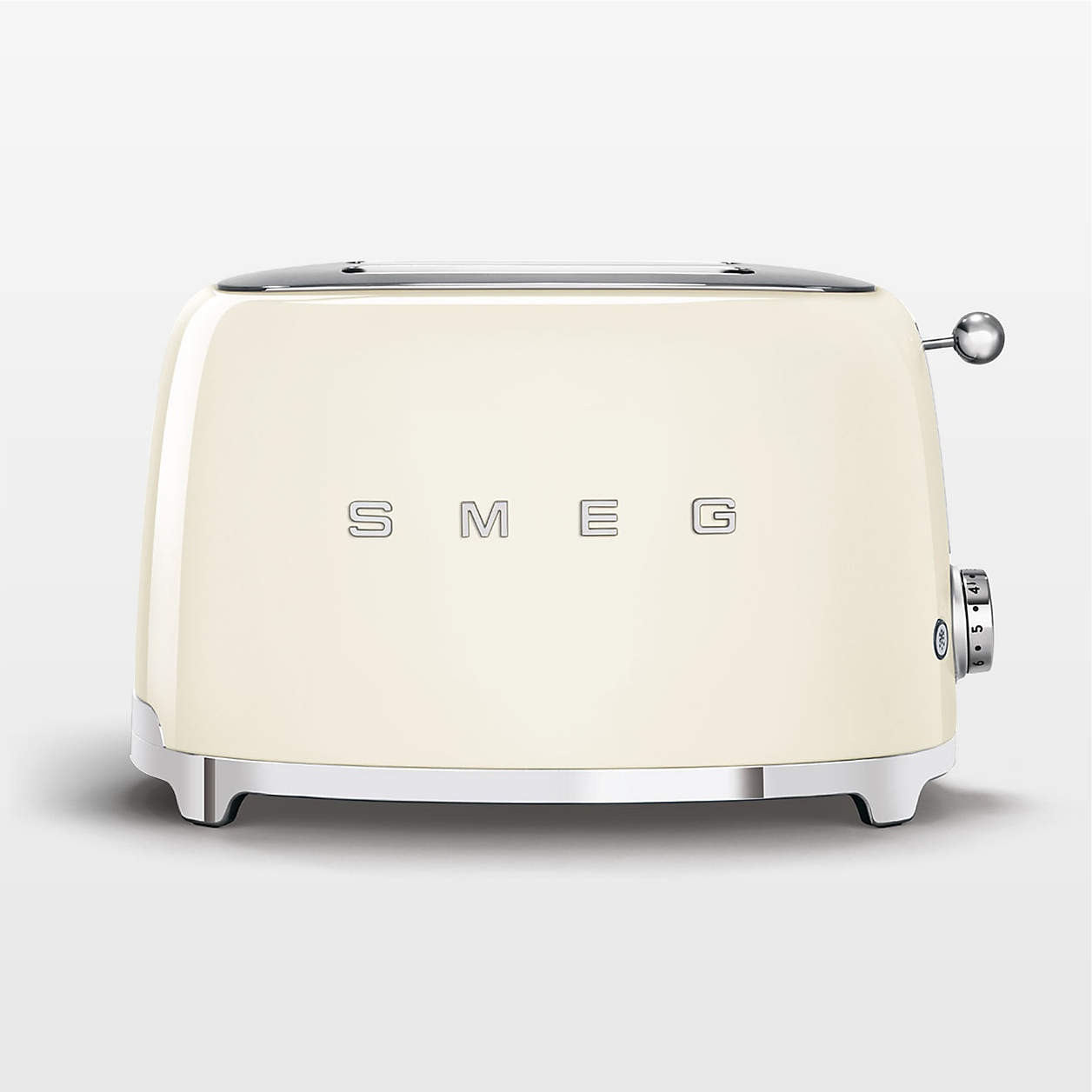 SMEG Cream 2-Slice Retro Toaster + Reviews | Crate & Barrel | Crate & Barrel