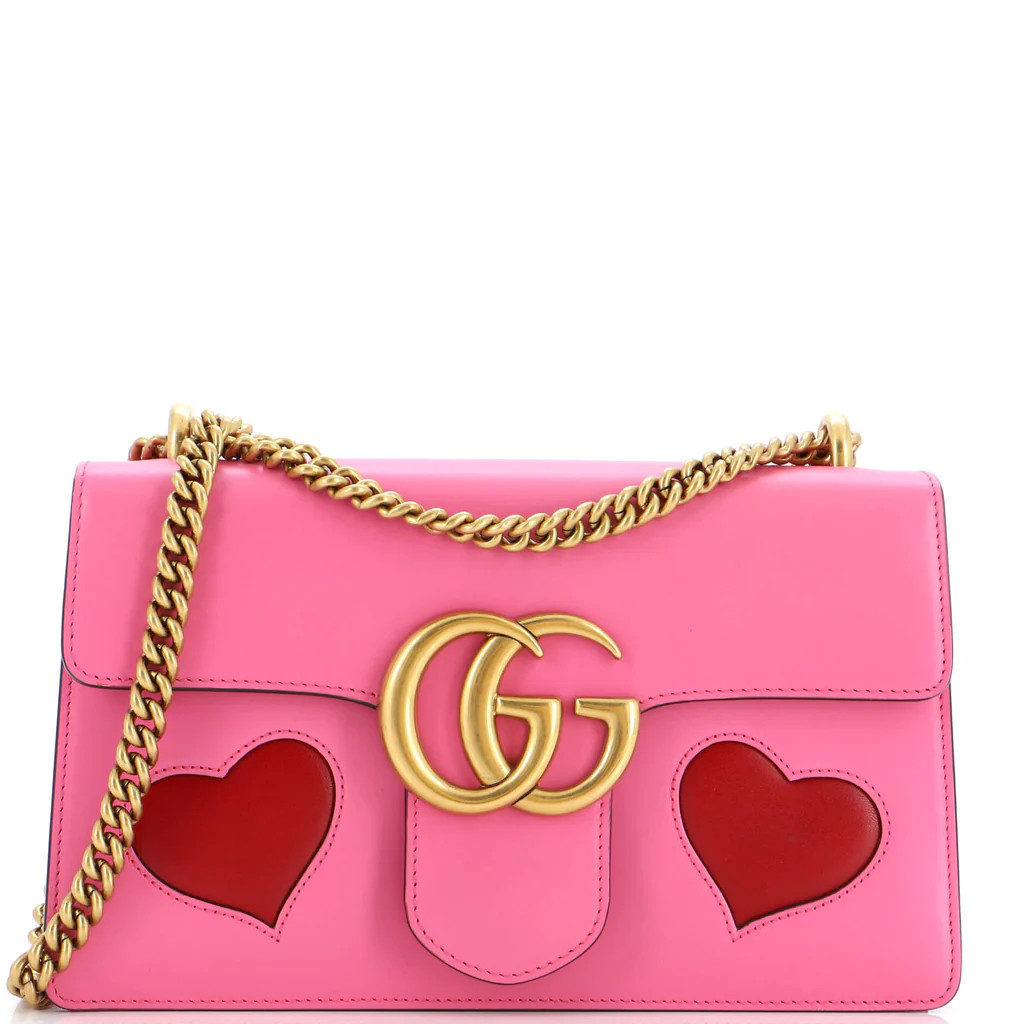 Marmont Chain Shoulder Bag Patchwork Leather Medium | Rebag