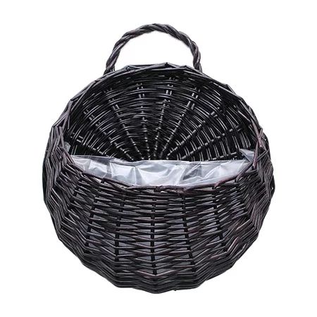 LEZHAN Eye-catching Flower Baskets DIY Woven Practical Wicker Rattan Storage Basket Gardening Suppli | Walmart (US)