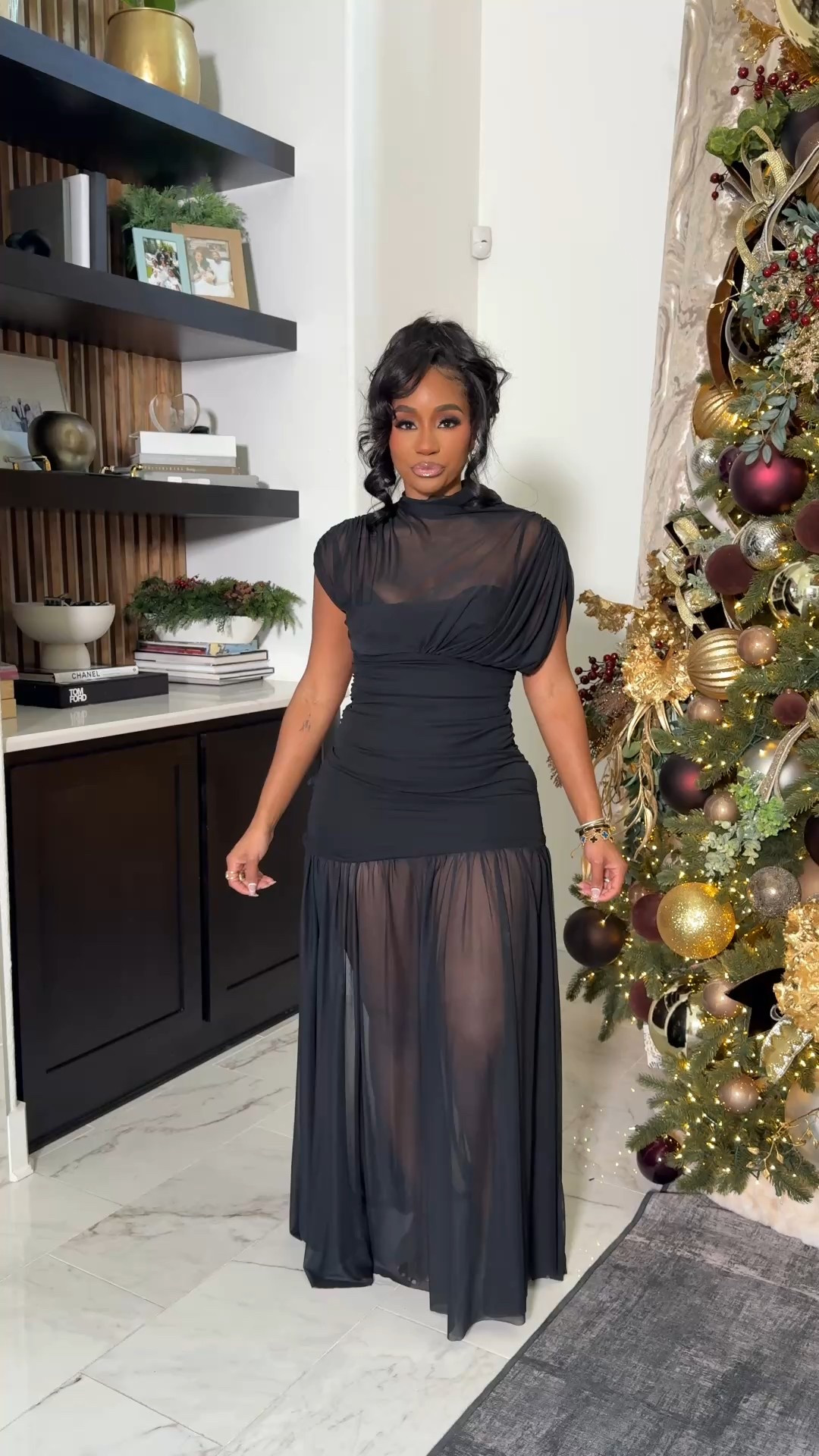 Black gown find! Perfect for weddings, gala’s, holiday pictures! 

#LTKHoliday #LTKFindsUnder100 #LTKStyleTip