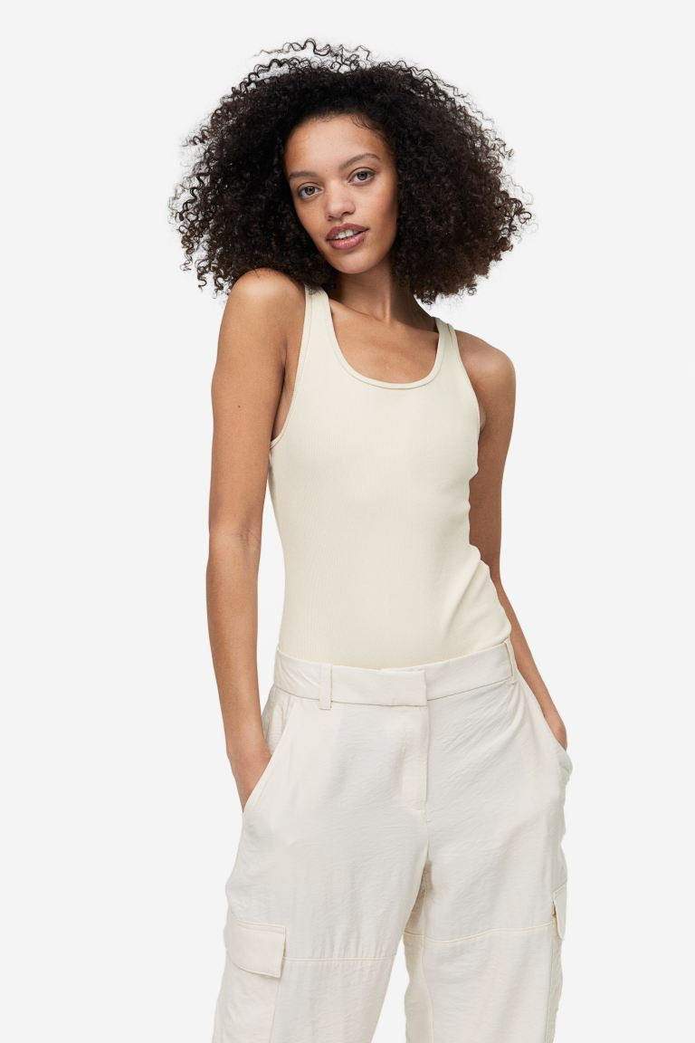 Ribbed thong body | H&M (UK, MY, IN, SG, PH, TW, HK)