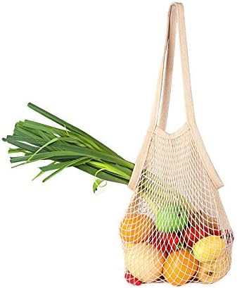 Plus-Size Bailuoni Net String Shopping Bag Long Handle Portable/Washable/Reusable Net Shopping To... | Amazon (US)