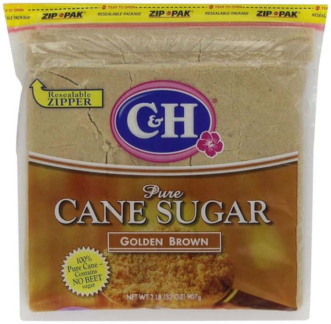 C&H, Pure Cane Light Brown Sugar, 32 Ounce | Amazon (US)