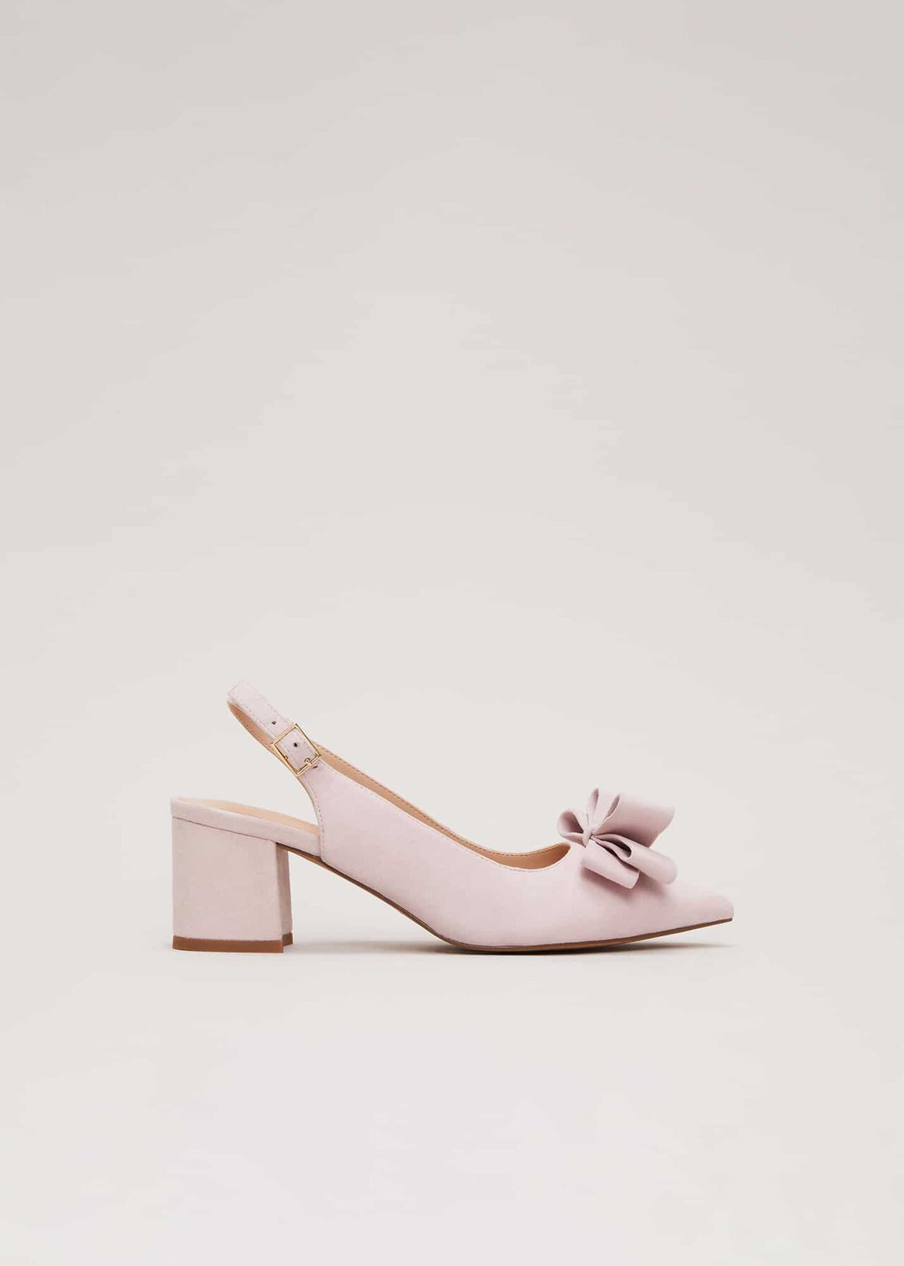 Bow Front Block Heel Shoes | Phase Eight (UK)