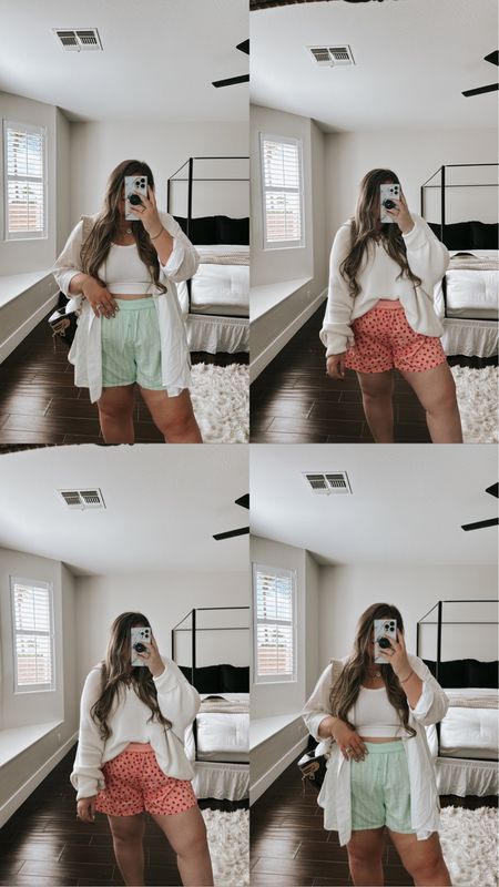 half zip & oversized shirt - xxl // tank - xl // shorts - 2x (runs big!)

loungewear // casual outfits // work from home style // target style // midsize outfits 

#LTKFindsUnder100 #LTKMidsize #LTKStyleTip