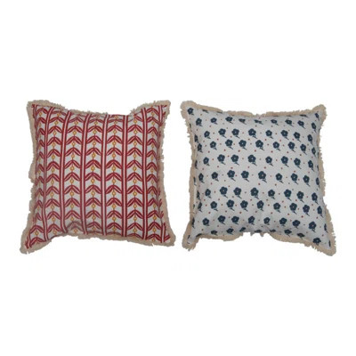 100% Cotton Throw Square Pillow Cover & Insert | Wayfair North America