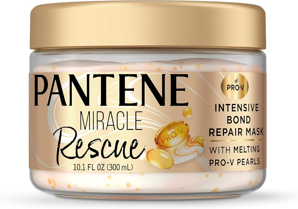 Pantene Miracle Rescue Hair Mask, Intensive Bond Repair with Melting Pro-V Pearls, Melts Away Dam... | Amazon (US)