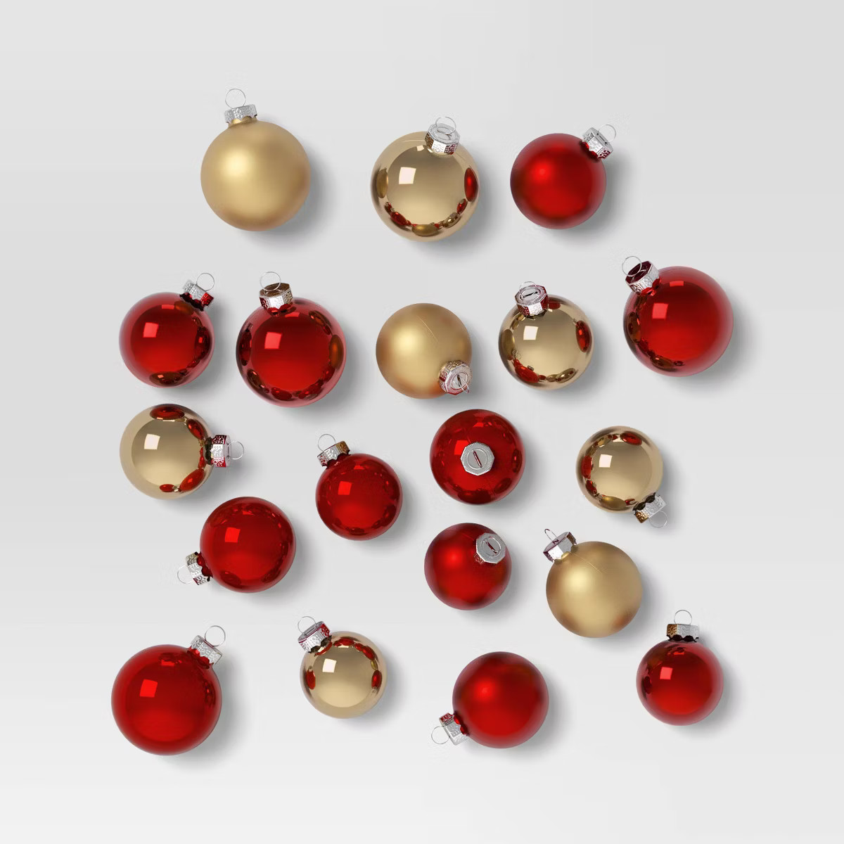 42ct Round Glass Christmas Tree Ornament Set - Wondershop™ | Target