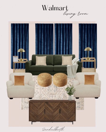 Walmart Living room • interior design • home decor • sitting chair • velvet curtains • #walmartpartner #walmarthome @walmart

#LTKstyletip #LTKhome #LTKfamily