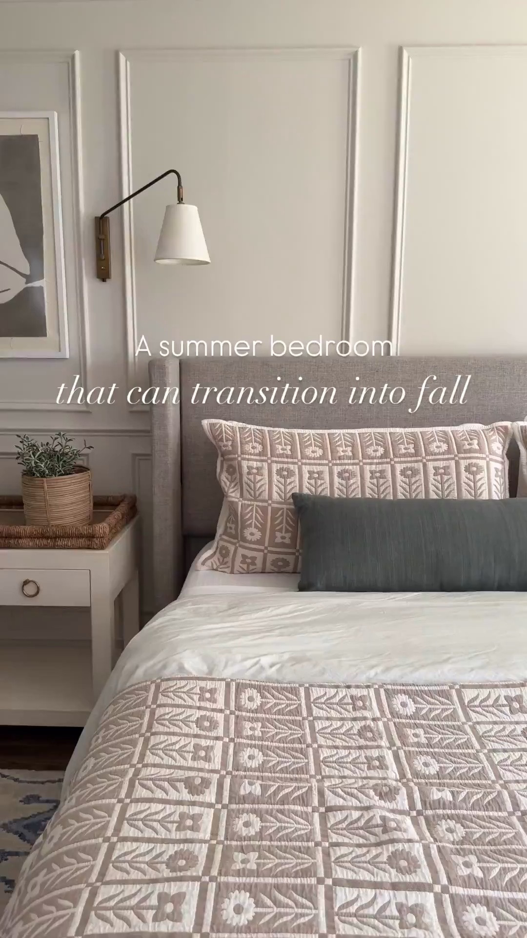 Fall has officially made its way into the bedroom. I’m layering soft neutral bedding with subtle pattern, warm accents, and a few cozy details that make the space feel ready for the season without changing everything.

fall bedroom decor, fall bedding ideas, cozy bedroom inspiration, neutral fall bedroom, layered bedding, autumn home decor, seasonal bedroom refresh, bedroom styling ideas, warm neutral decor, fall home inspiration, timeless bedroom design, girlonthehudson

#LTKSeasonal #LTKHome #LTKdayinmylife