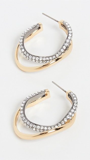 Sia Twist Hoops | Shopbop
