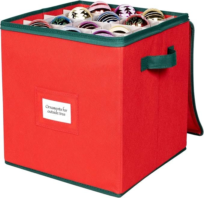 HOLDN’ STORAGE Christmas Ornament Storage Box - Christmas Decor Storage Containers that Store u... | Amazon (US)